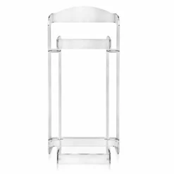 Servomuto design moderno in plexiglass trasparente Mose, made in Italy
