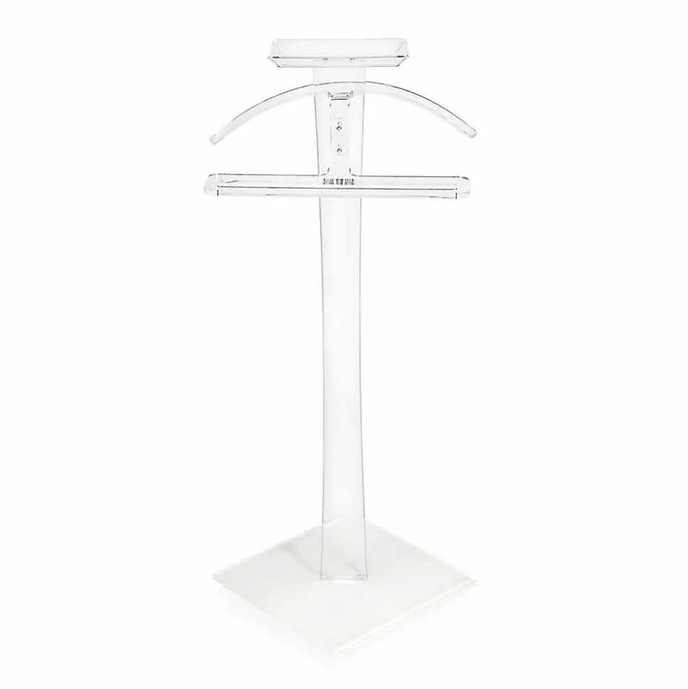 Servomuto in plexiglass trasparente design moderno Benny made in Italy