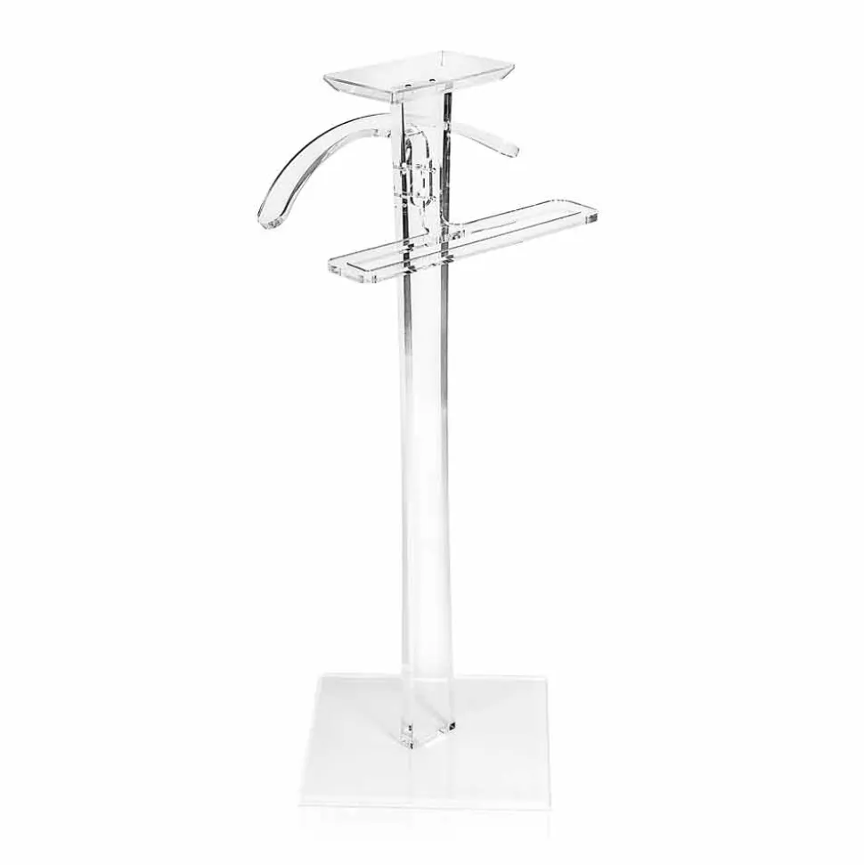 Servomuto in plexiglass trasparente design moderno Benny made in Italy