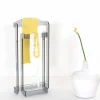 Servomuto moderno di design in plexiglass fumè Mose, made in Italy