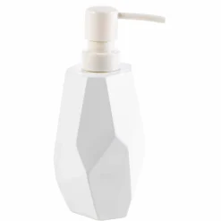 Set accessori da bagno di design da appoggio in legno e resina Rivalba