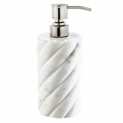 Set accessori di design da bagno in marmo di Calacatta Monza