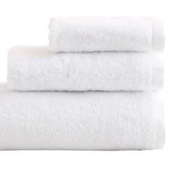 Set Bagno 8 Pezzi in Spugna di Puro Cotone Tutto Tinto in Capo - Smooth