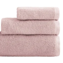 Set Bagno 8 Pezzi in Spugna di Puro Cotone Tutto Tinto in Capo - Smooth