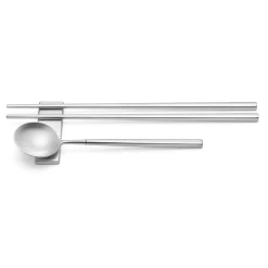 Set Composto da Cucchiaio Frutta, Bacchette e Poggia Posate - Osaka