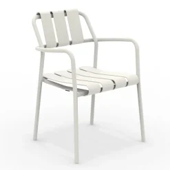 Set di 2 Poltrone da Giardino Realizzate Interamente in Alluminio - Risplendente