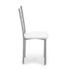 Set di 4 Sedie con Struttura in Metallo Verniciato Grigio - Galletto