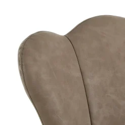 Set di 4 Sedie In Pelle Sintetica Effetto Invecchiato - Ambra