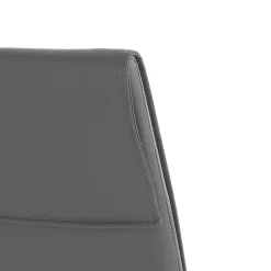 Set di 4 Sedie Rivestite in Pelle Sintetica Diverse Finiture - Uranio