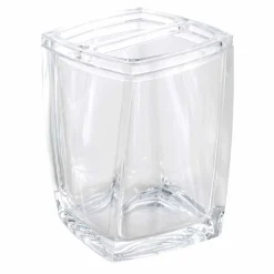 Set dispenser+bicchiere+portasapone da bagno di design Torraca
