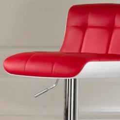 Set 2 sgabelli imbottiti di design, regolabili in altezza Ida