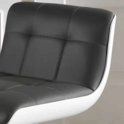 Set 2 sgabelli imbottiti di design, regolabili in altezza Ida