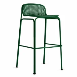 Sgabelli Bar Alti da Esterno di Design Impilabili in Metallo, 2 Pezzi - Viviette