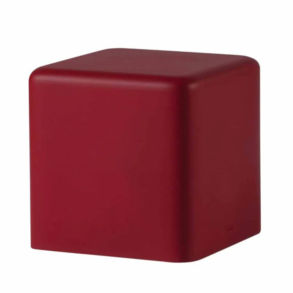 Sgabello a cubo morbido in poliuretano Slide Soft Cube made Italy