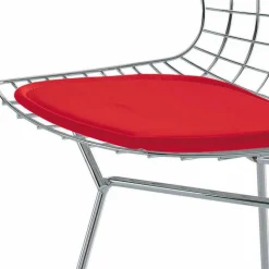 Sgabello Bar Alto in Pelle con Struttura in Acciaio Made in Italy - Beniamino