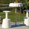 Sgabello bar alto per esterno Slide Drink moderno realizzato in Italia