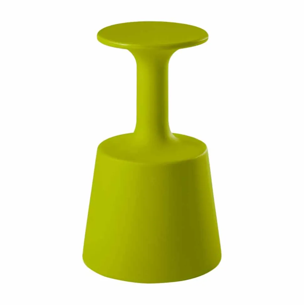 Sgabello bar alto per esterno Slide Drink moderno realizzato in Italia