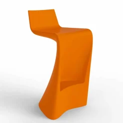 Sgabello bar per esterno design moderno Wing Vondom in polietilene