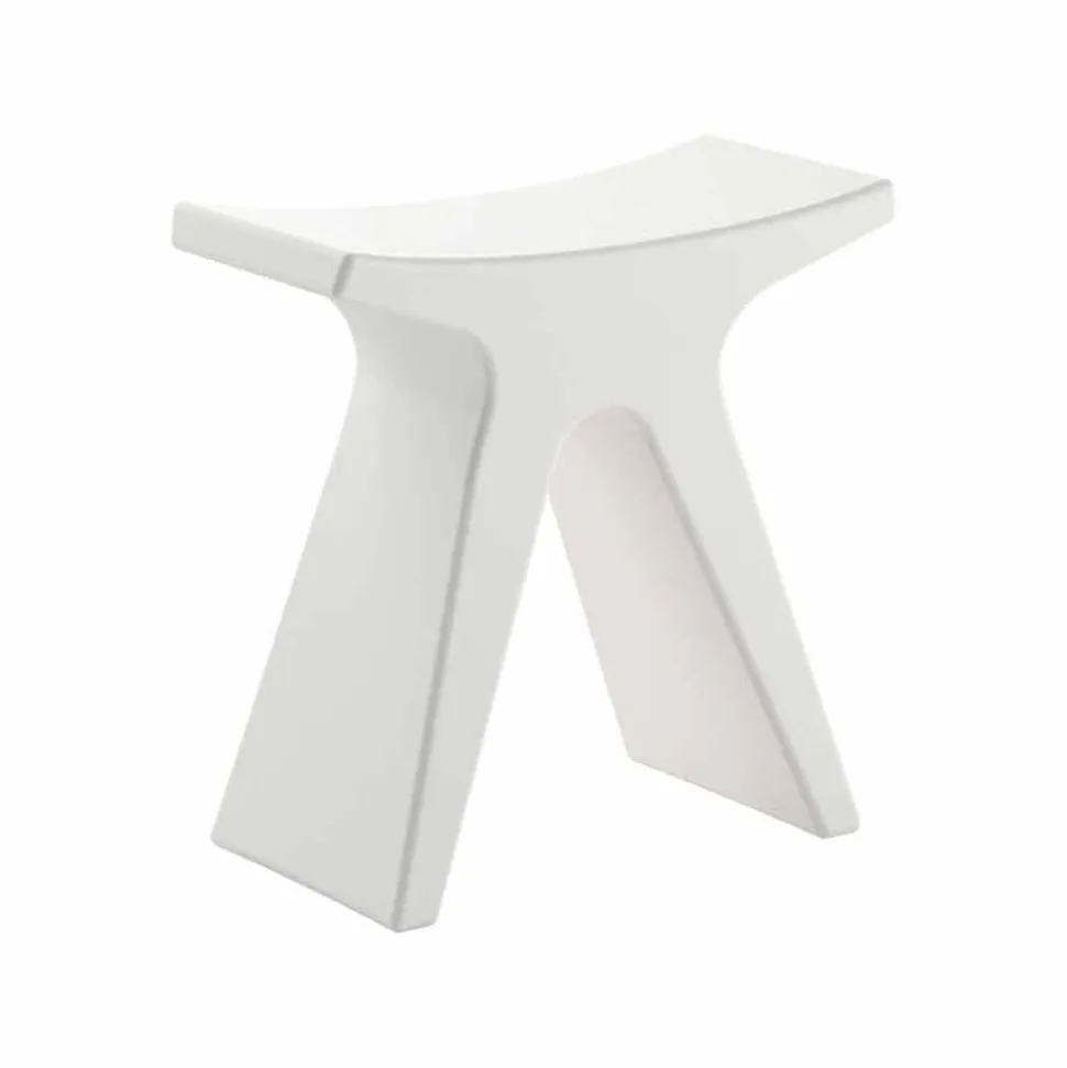 Sgabello Basso da Esterno di Design in Polipropilene Made in Italy - Prue
