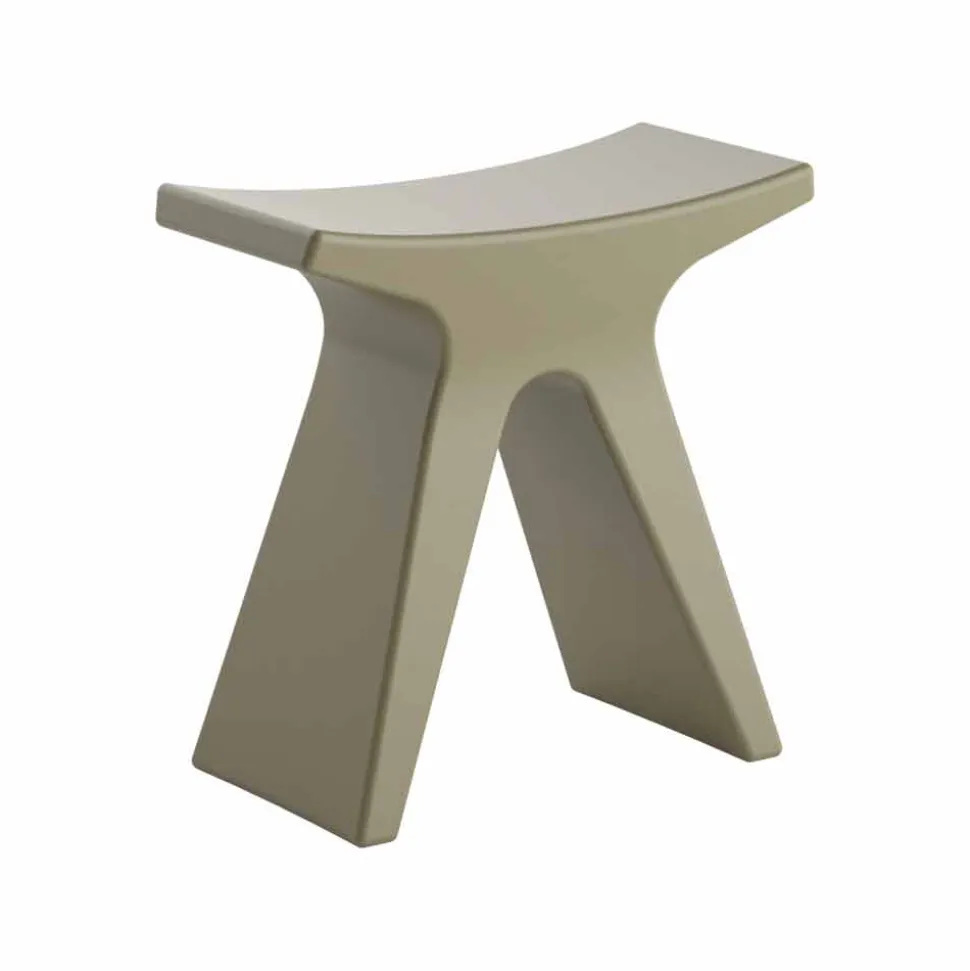 Sgabello Basso da Esterno di Design in Polipropilene Made in Italy - Prue