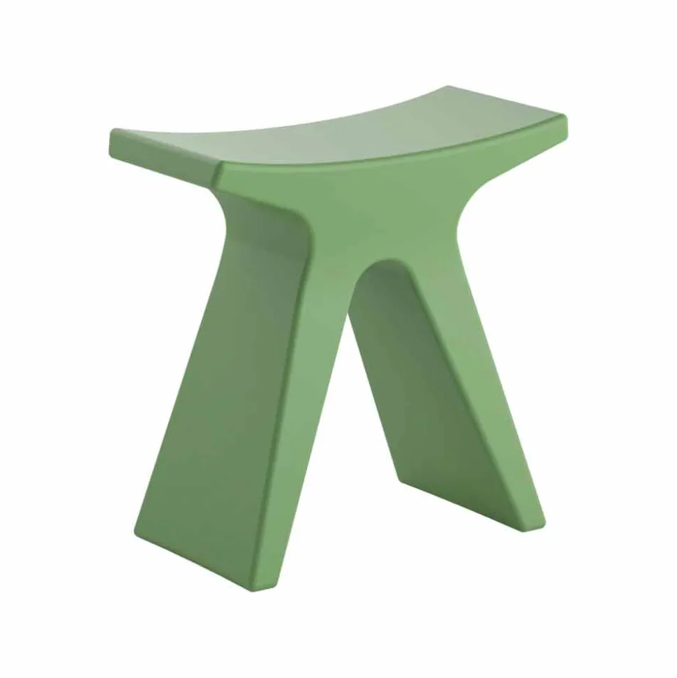 Sgabello Basso da Esterno di Design in Polipropilene Made in Italy - Prue