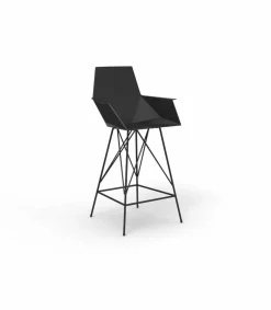 Sgabello con braccioli da giardino Faz Vondom, H 102 cm,design moderno, 4 pezzi