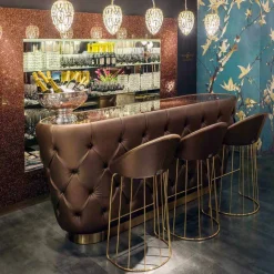 Sgabello da bar moderno 100% Made in Italy Dedo