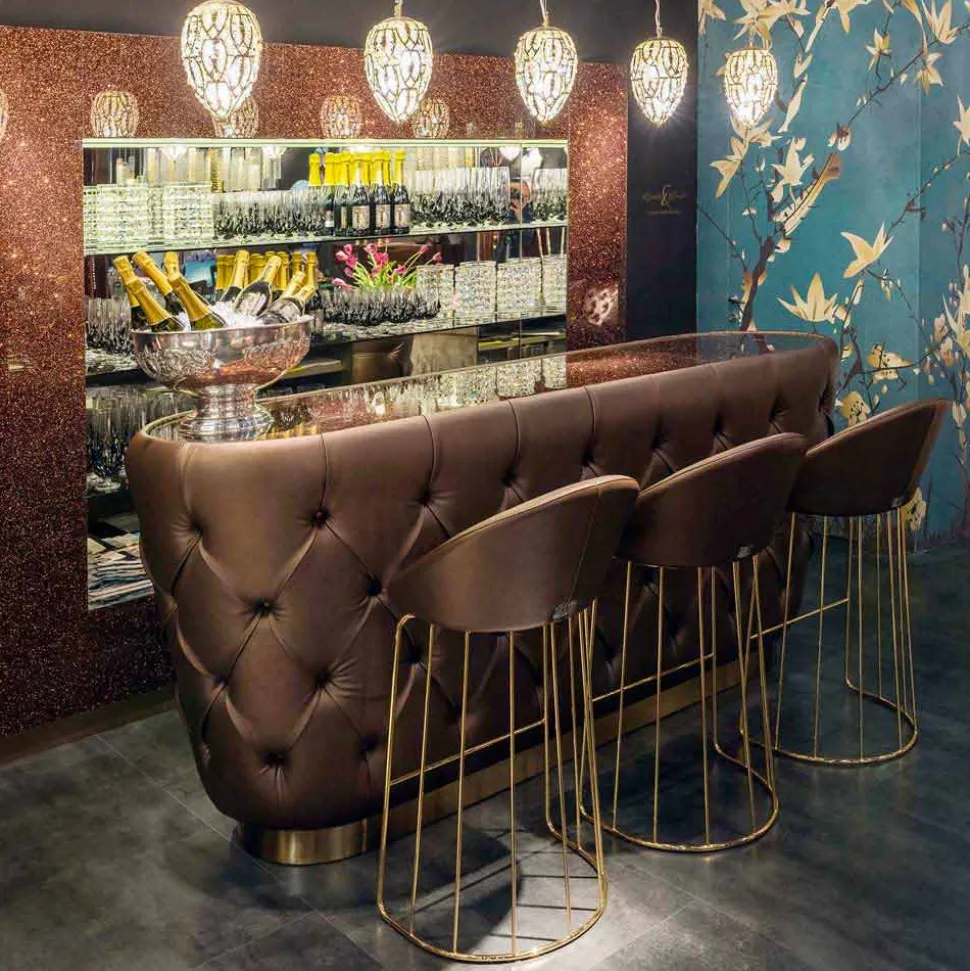 Sgabello da bar moderno 100% Made in Italy Dedo