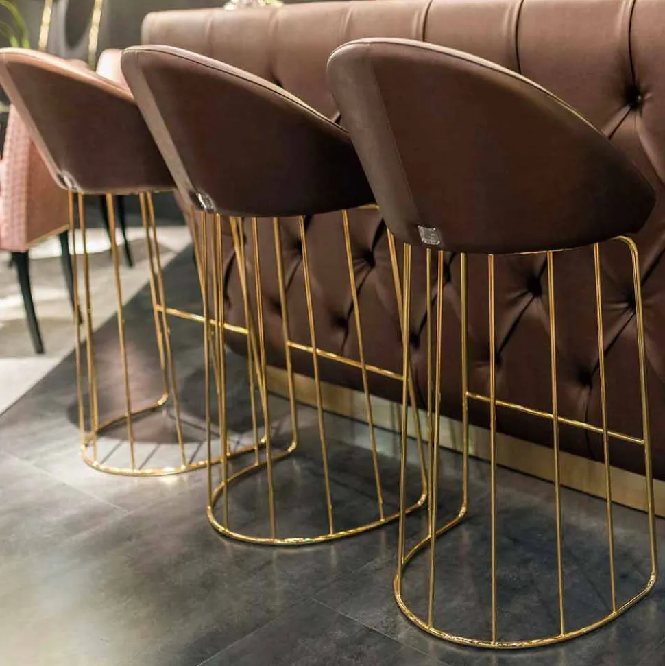 Sgabello da bar moderno 100% Made in Italy Dedo