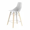 Sgabello da Cucina Design in Legno e Plastica Vari Colori - Faz Wood by Vondom