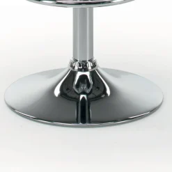Sgabello da Cucina in Ecopelle e Acciaio Cromato Made in Italy - Nirvana