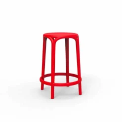Sgabello da esterno Brooklyn Vondom H 66 cm, in polipropilene, 4 pezzi