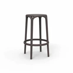 Sgabello da esterno Brooklyn by Vondom in polipropilene, H 76 cm, 4 pezzi