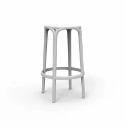 Sgabello da esterno Brooklyn by Vondom in polipropilene, H 76 cm, 4 pezzi