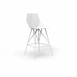 Sgabello da esterno H 111 cm Faz by Vondom in polipropilene e acciaio, 4 pezzi