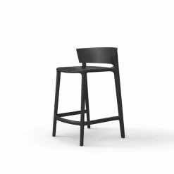 Sgabello da giardino Africa Vondom in polipropilene H 85 cm, di design, 4 pezzi