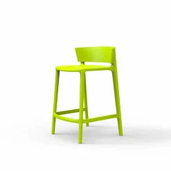 Sgabello da giardino Africa Vondom in polipropilene H 85 cm, di design, 4 pezzi