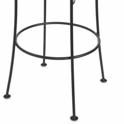 Sgabello da Giardino Artigianale in Ferro con Poggiapiedi Made in Italy - Sireo