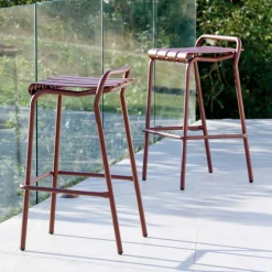 Sgabello da Giardino Realizzato Interamente in Alluminio - Risplendente