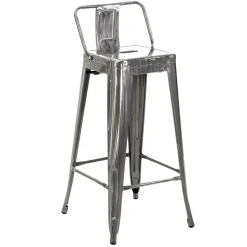 Sgabello da Interno e Esterno in Ferro Altezza 94 cm - Cancelleria
