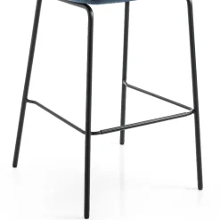 Sgabello da Soggiorno Design Moderno Elegante in Tessuto con Bordino - Scarat