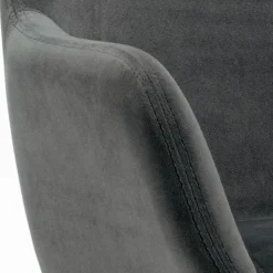 Sgabello Fisso con Seduta Rivestita e Base in Acciaio Made in Italy - Arona