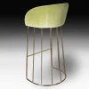 Sgabello Imbottito e Rivestito con Struttura in Metallo Made in Italy - Anversa
