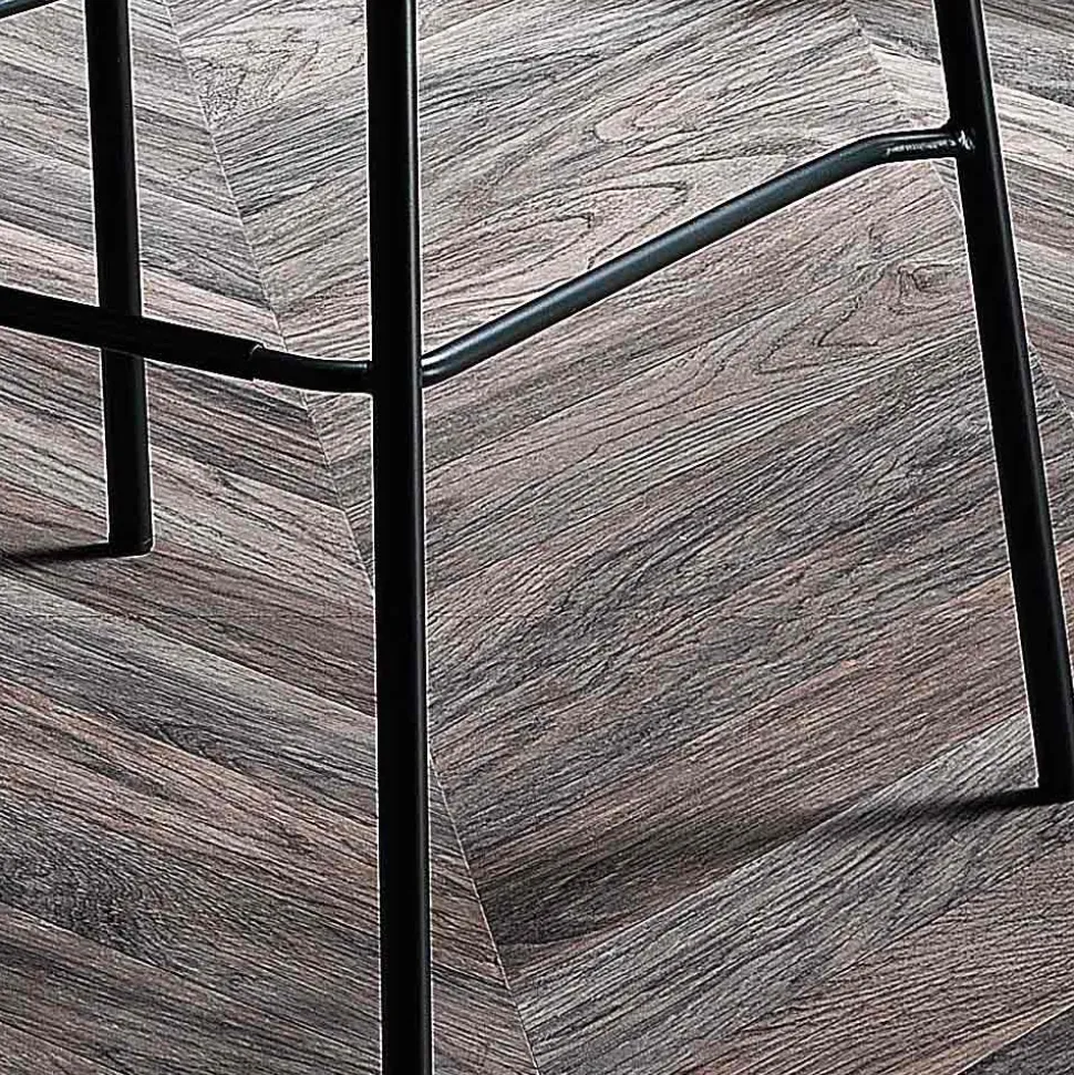 Sgabello in Tessuto e Metallo Colorato Moderno Made in Italy - Marianet