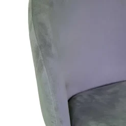 Sgabello in Velluto e Struttura in Metallo di Diverse Finiture - Penna