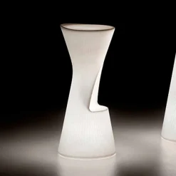 Sgabello Luminoso da Esterno in Polietilene con LED Made in Italy - Desmond