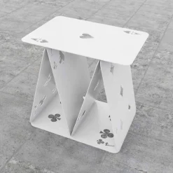Sgabello – tavolino- portariviste ComeQuandoFuoriPiove Mabele, design multiuso