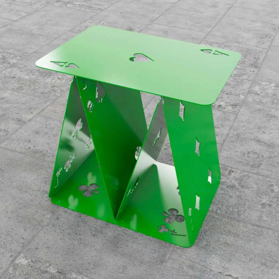 Sgabello – tavolino- portariviste ComeQuandoFuoriPiove Mabele, design multiuso