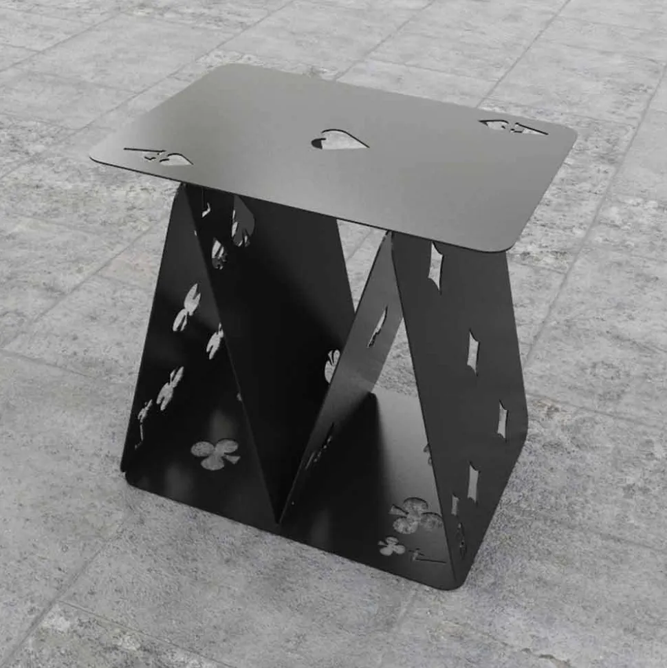 Sgabello – tavolino- portariviste ComeQuandoFuoriPiove Mabele, design multiuso