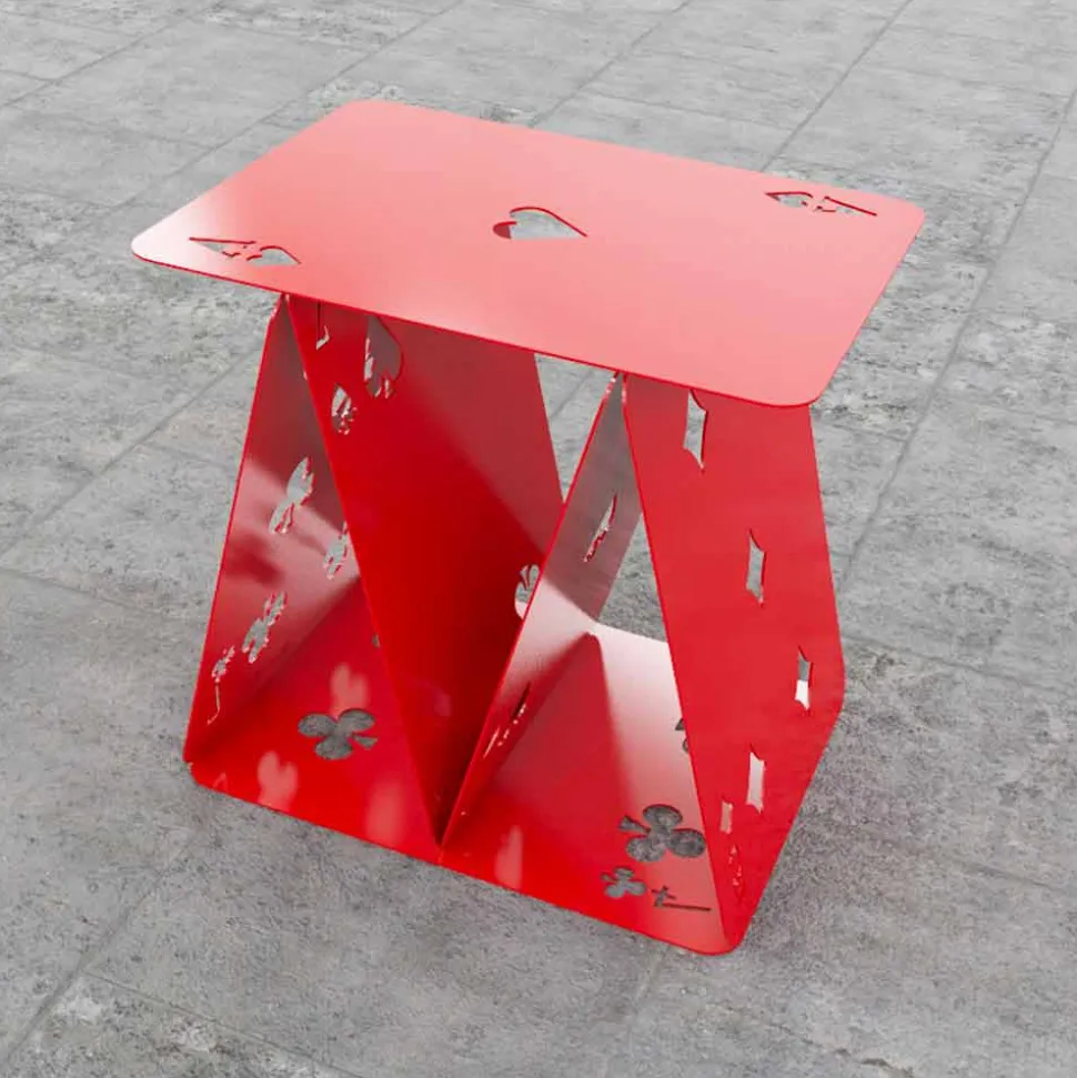 Sgabello – tavolino- portariviste ComeQuandoFuoriPiove Mabele, design multiuso